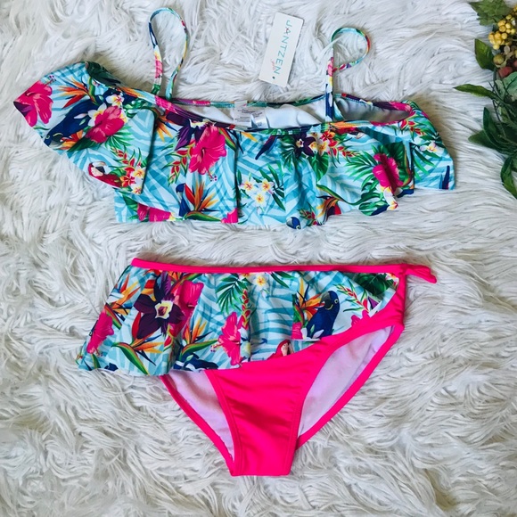 jantzen two piece bathing suits